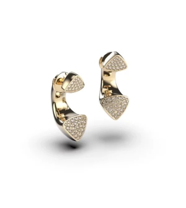 Earrings "Ajour Duo"